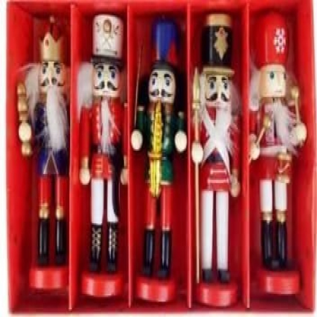 Zestaw Drewnianych Dziadków do Orzechów