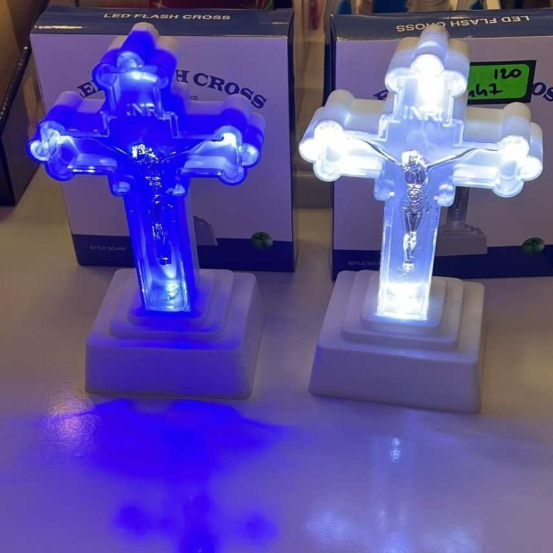 Świecący krzyż LED