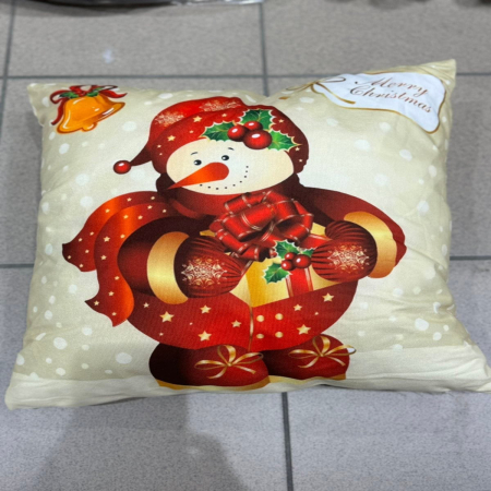 Poduszka Świąteczna z Bałwankiem