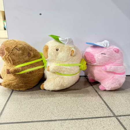 Pluszowe Zwierzątka z Czapeczkami