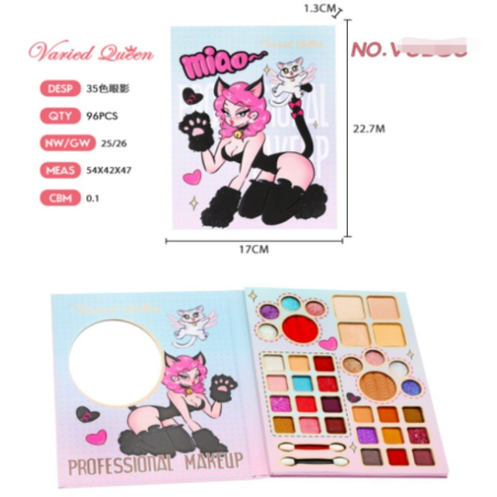 Varied Queen - Profesjonalna paleta do makijażu