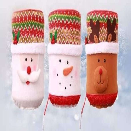 Świąteczne Pokrowce na Butelki lub Prezenty