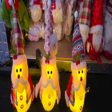 Świecący Święty Mikołaj Dekoracyjny