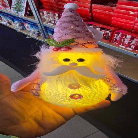 Świecący Święty Mikołaj Dekoracyjny