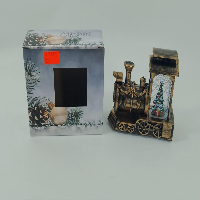 Świąteczny Pociąg z Choinką