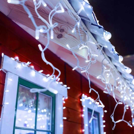 Lampki Świąteczne Sopel 300 LED - Zewnętrzne