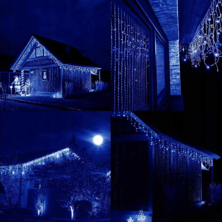 Lampki Świąteczne Sopel 300 LED - Zewnętrzne