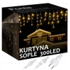 Lampki Świąteczne Sopel 300 LED - Zewnętrzne