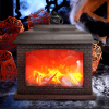 Dekoracyjny Kominek Elektryczny z Efektem Płomieni