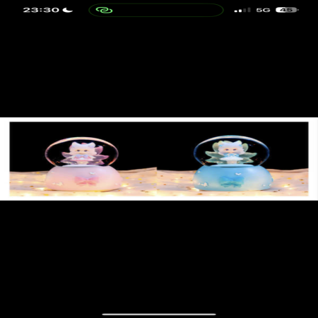 Lampa dekoracyjna z aniołkiem