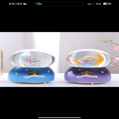 Lampa dekoracyjna z aniołkiem