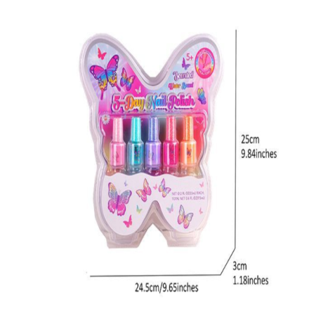 Zestaw lakierów do paznokci „Motylkowy Sen”