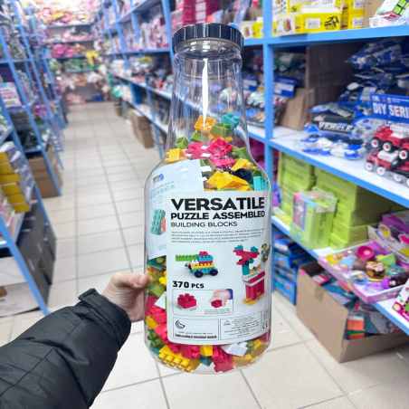Versatile Puzzle Assembled Building Blocks
