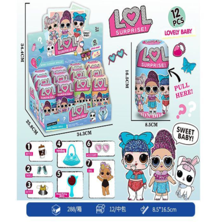 Zestaw Lalka LOL Surprise Lovely Baby