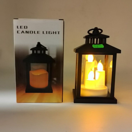 Lampion LED z imitacją świec