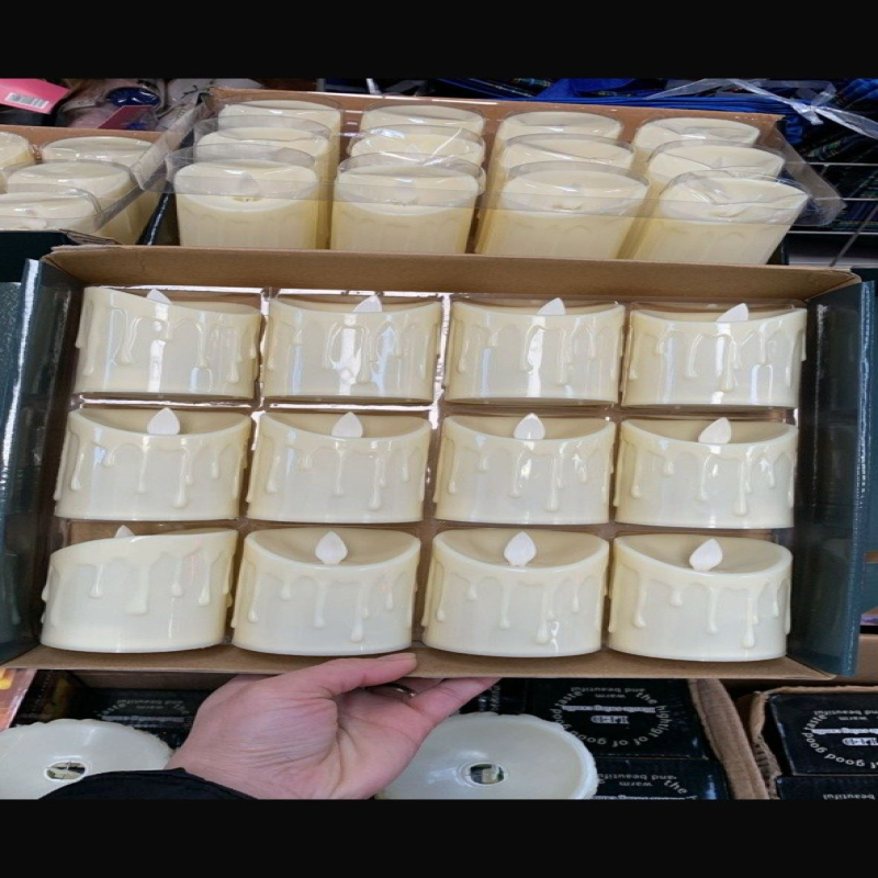 Świeczki LED z efektem soplek wosku