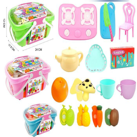 Zestaw Kuchenny dla Dzieci "Funny Kitchen Set – Z Akcesoriami"