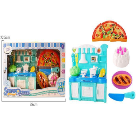 Zestaw Kuchenny dla Dzieci "Snow Queen – Mini Kuchnia"