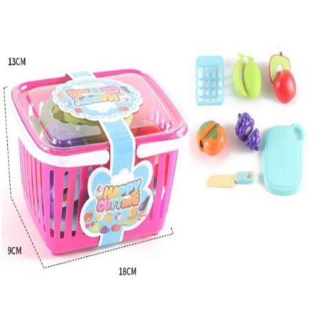 Zestaw do krojenia owoców – Happy Cutting (wersja różowa)