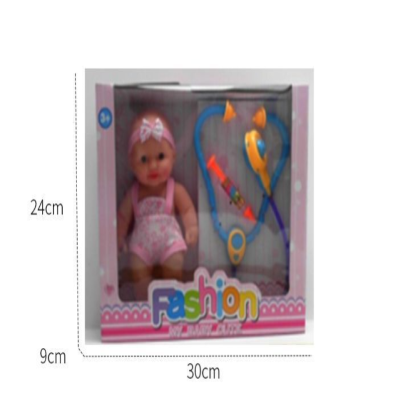 Lalka Fashion z Zestawem Lekarskim