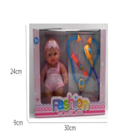 Lalka Fashion z Zestawem Lekarskim