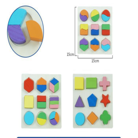 Układanka Edukacyjna - Dopasowywanie Kształtów