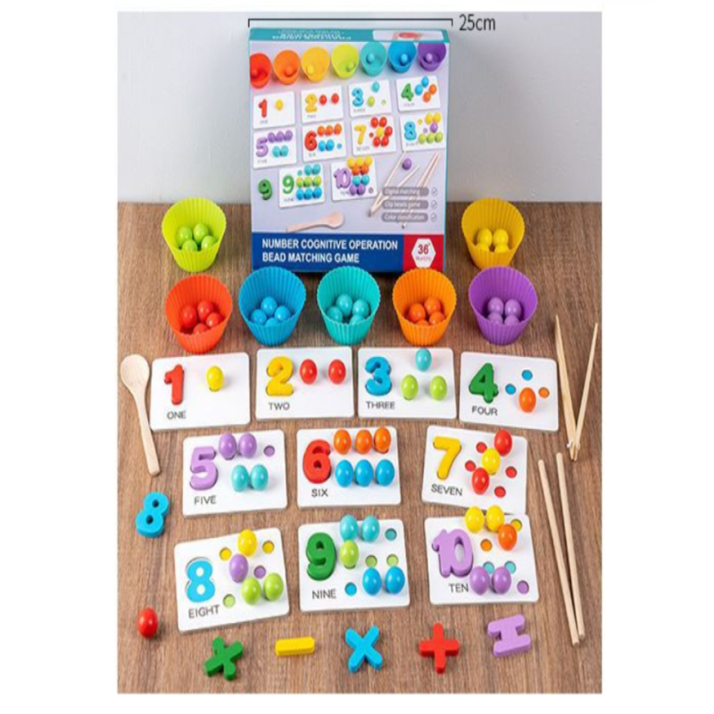 Gra Dopasowywanie Koralików - Nauka Liczb