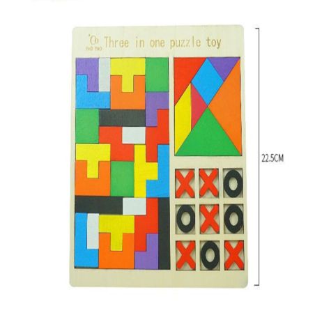 Trzy w jednym - Zestaw układanek