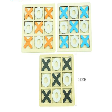 Drewniana Gra Kółko i Krzyżyk