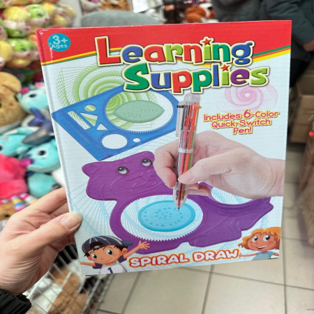 Rysowanie spirali materiałów edukacyjnych