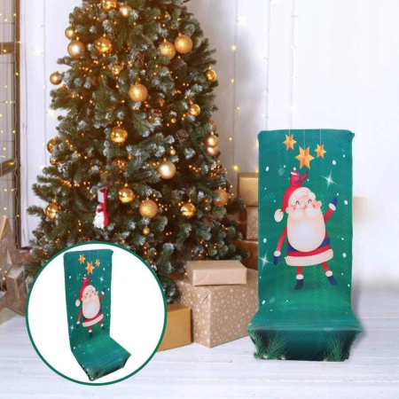 Świąteczne pokrowce na krzesła