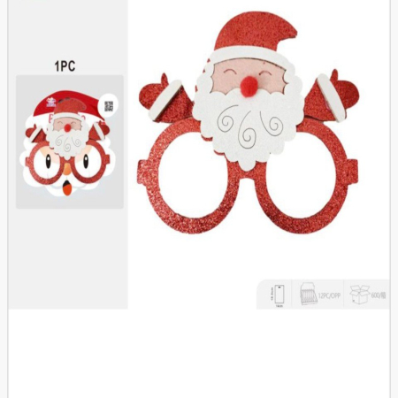 Świąteczne okulary ozdobne