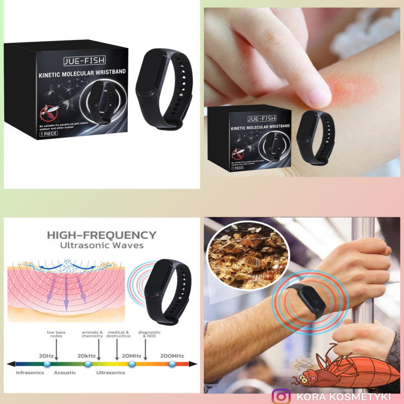 Bransoletka odstraszająca komary