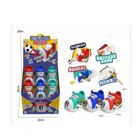 Trampki z piłką katapultową