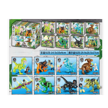 Zestaw Konstrukcyjny Dinozaury