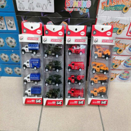 Zestaw Samochodów Metalowych