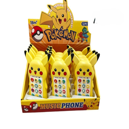 Telefon Muzyczny Pikachu  Zabawka Interaktywna dla Dzieci