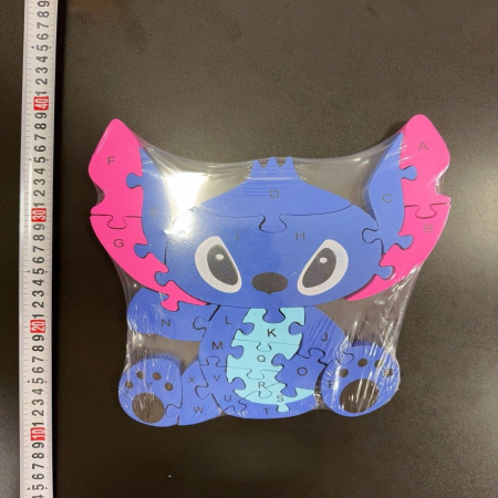 Układanka Alfabet  Edukacyjna Puzzle z Postacią