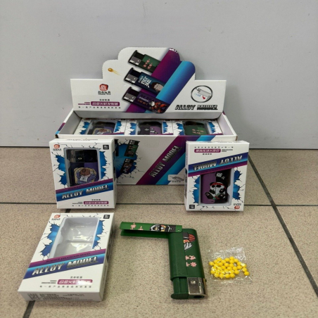 Model Metalowy Pistolet Zabawka Edukacyjna