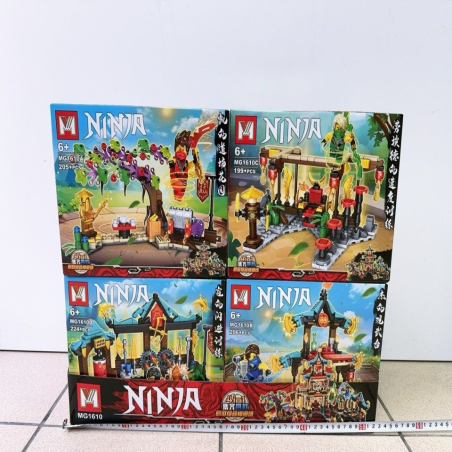 Seria Zestawów Ninja MG1610 Przygoda dla Małych Wojowników