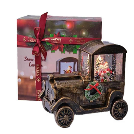Świąteczna Pozytywka w Kształcie Zabytkowego Auta  Magia Bożego Narodzenia w Twoim Domu