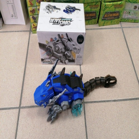 Dino Spray  Zdalnie Sterowany Dinozaur z Efektem Mgły i Światłami
