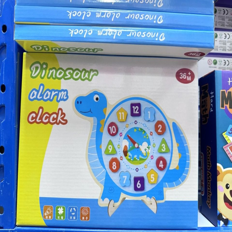 Zegar Edukacyjny  Dinosaur Alarm Clock