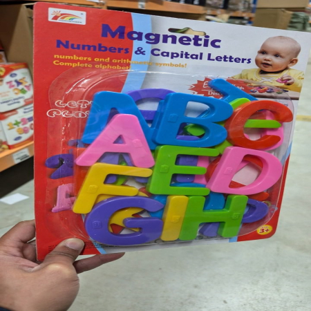 Magnetyczne Cyfry i Wielkie Litery