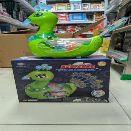 Tańczący Paw z Kołami Zębatymi