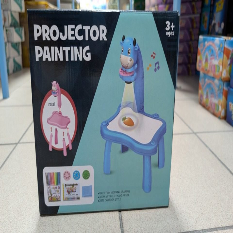 Projektor do Malowania z Rzutnikiem  Zestaw Edukacyjny dla Dzieci
