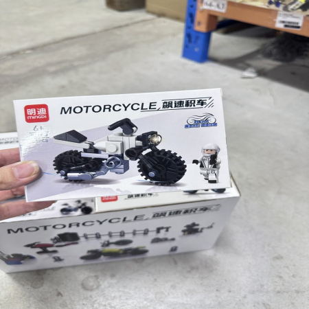 Zestaw Motocykl Klocki