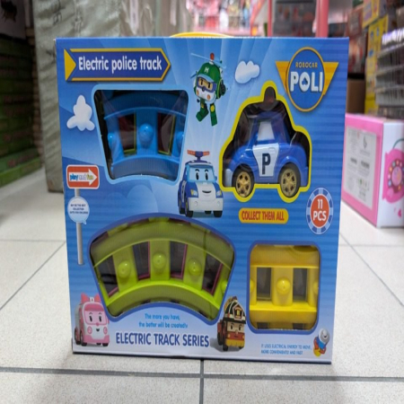 Zestaw zabawek kolejowych