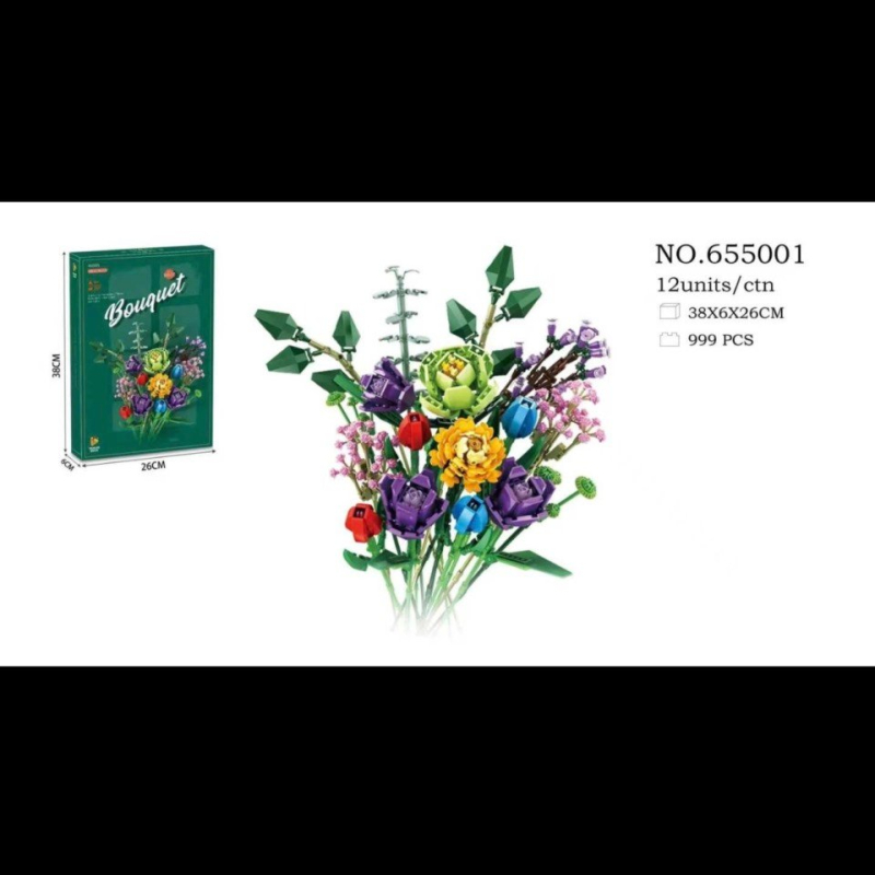Zestaw Klocki Kwiaty